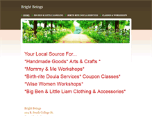Tablet Screenshot of brightbeings.weebly.com