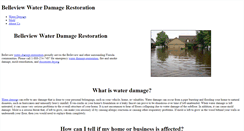 Desktop Screenshot of belleviewwaterdamage.weebly.com