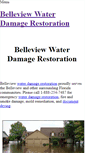 Mobile Screenshot of belleviewwaterdamage.weebly.com