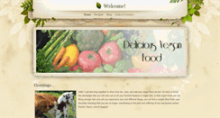 Desktop Screenshot of deliciousveganfood.weebly.com