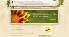 Desktop Screenshot of mrsmckinley.weebly.com