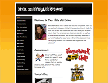 Tablet Screenshot of mrshillsallstars.weebly.com