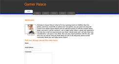 Desktop Screenshot of gamerpalace.weebly.com