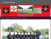 Tablet Screenshot of ctrangersbaseball.weebly.com