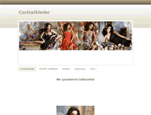 Tablet Screenshot of cocktailkleider.weebly.com