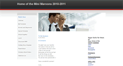 Desktop Screenshot of minimaroons.weebly.com