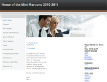 Tablet Screenshot of minimaroons.weebly.com