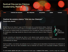 Tablet Screenshot of citaconlosclasicos.weebly.com