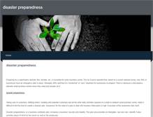 Tablet Screenshot of disasterpreparedness5.weebly.com