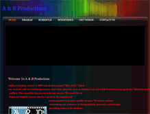 Tablet Screenshot of abtvproductions.weebly.com
