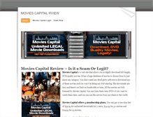 Tablet Screenshot of moviescapitalreview.weebly.com
