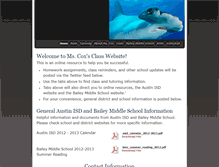 Tablet Screenshot of mscoxbaileyms.weebly.com