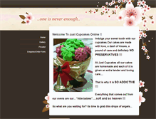 Tablet Screenshot of justcupcakes.weebly.com