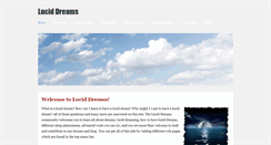 Desktop Screenshot of lucidreams.weebly.com
