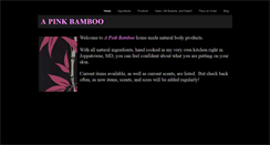 Desktop Screenshot of apinkbamboo.weebly.com