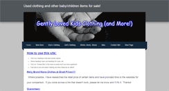 Desktop Screenshot of gentlyloved.weebly.com