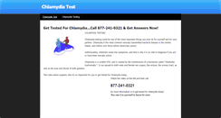 Desktop Screenshot of chlamydiatest.weebly.com