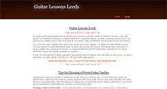 Desktop Screenshot of guitarlessonsleeds.weebly.com