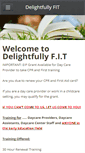 Mobile Screenshot of delightfullyfit.weebly.com