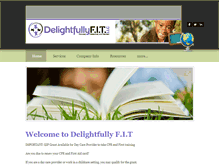 Tablet Screenshot of delightfullyfit.weebly.com