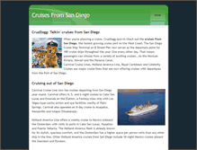 Tablet Screenshot of cruisesfromsandiego.weebly.com