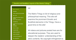 Desktop Screenshot of matrixrel.weebly.com