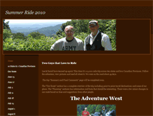 Tablet Screenshot of 2010ride.weebly.com