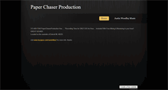 Desktop Screenshot of paperchaserproductions.weebly.com