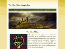 Tablet Screenshot of clanakinsassociation.weebly.com