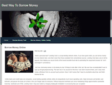 Tablet Screenshot of borrowmoneyonline.weebly.com