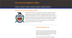 Desktop Screenshot of animalwelfareoffice.weebly.com