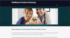 Desktop Screenshot of financing-a-medical-practice.weebly.com