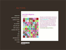 Tablet Screenshot of just4girlsmagazine.weebly.com