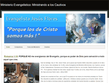 Tablet Screenshot of ministrandoaloscautivos.weebly.com
