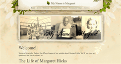 Desktop Screenshot of mynameismargaret.weebly.com