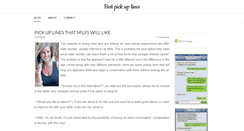 Desktop Screenshot of best-pickup-lines.weebly.com