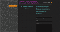 Desktop Screenshot of jessicascustomquiltingandhomemadecrafts.weebly.com