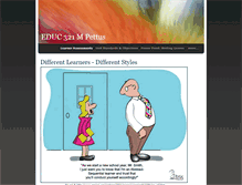 Tablet Screenshot of educ321mpettus.weebly.com