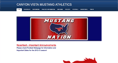 Desktop Screenshot of cvmsathletics.weebly.com