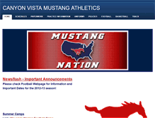 Tablet Screenshot of cvmsathletics.weebly.com