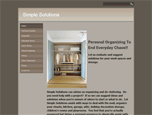 Tablet Screenshot of mysimplesolutions.weebly.com