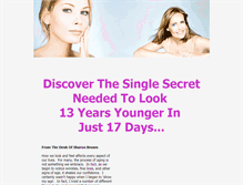 Tablet Screenshot of lookyoungertoday.weebly.com