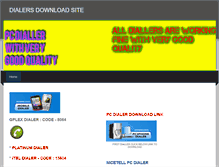 Tablet Screenshot of dolphindialler.weebly.com