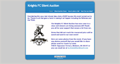Desktop Screenshot of knightsfcsilentauction.weebly.com
