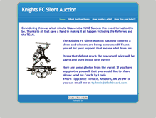 Tablet Screenshot of knightsfcsilentauction.weebly.com