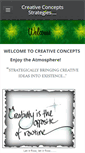Mobile Screenshot of creativeconcept.weebly.com
