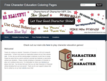 Tablet Screenshot of charactereducationworksheets.weebly.com