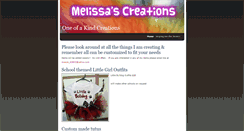 Desktop Screenshot of melissas-creations.weebly.com