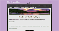 Desktop Screenshot of mrsgreens5thgrade.weebly.com