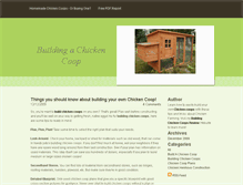 Tablet Screenshot of building-chickencoops.weebly.com